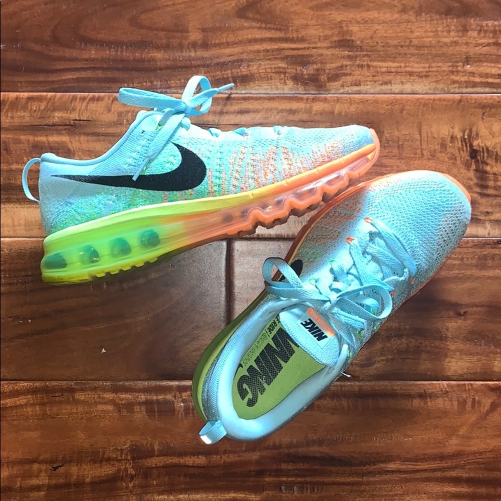 Nike colorful running shoes